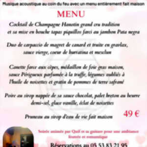 photo Menu de la Saint-Valentin