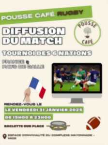 photo Diffusion du match de rugby