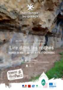 photo Lire dans les roches