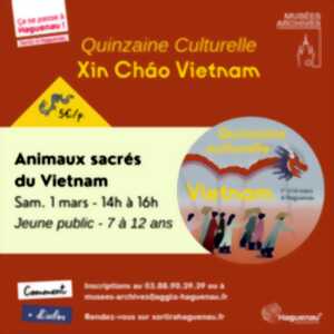 photo Atelier jeune public Animaux sacrés du Vietnam