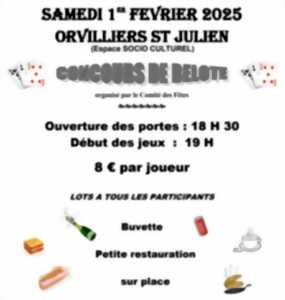 Concours de Belote à Orvilliers Saint Julien