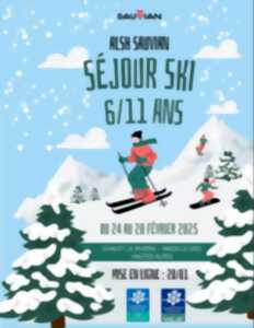 SÉJOUR AU SKI- ORGANISÉ PAR ALSH- 6/11 ANS