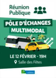 photo Réunion publique : Pôle d'échanges multimodal