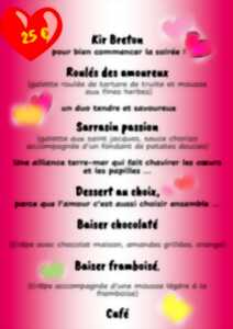 Menu de la Saint Valentin