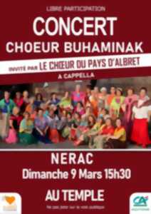 photo Concert du Choeur Buhaminak invité par le Choeur du Pays d'Albret