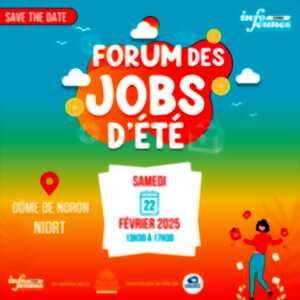 Forum des Jobs d’été – 2025 à Niort