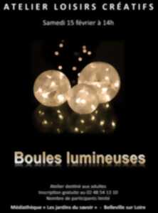 photo Atelier loisirs créatifs : Boules lumineuses