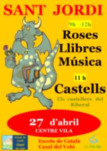 photo SANT JORDI - EL VOLÓ - ROSES - LLIBRES - MÚSICA I CASTELLS