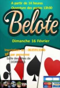 Après-midi jeu belote