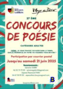 27 ÈME CONCOURS DE POÈSIE