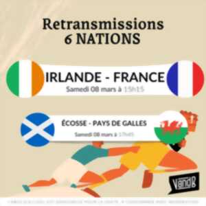 photo Retransmission match Irlande-France