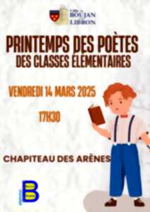 photo PRINTEMPS DES POÈTES DES CLASSES ÉLÉMENTAIRES