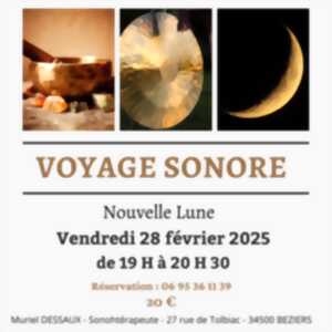 VOYAGE SONORE DE LA NOUVELLE LUNE