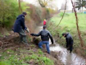 Chantier participatif d'entretien du lavoir des Sevaudières