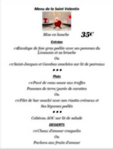 photo Restaurant l'Oustal : Menu de la Saint Valentin