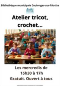 Atelier tricot, crochet... (mercredi)