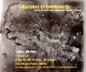 photo Atelier gravures et empreintes