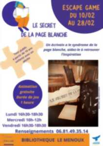 photo Le secret de la page blanche