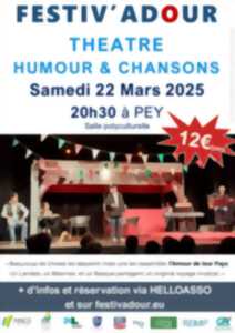 photo Festiv'Adour théâtre humour et chansons Jamais deux sans trois