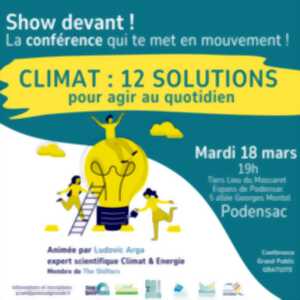 photo Conférence sur le climat - 12 solutions pour agir au quotidien