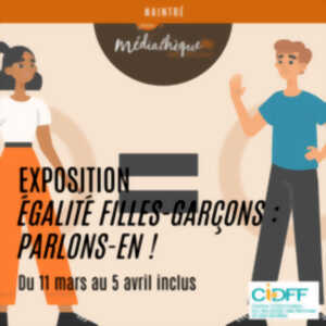 photo Exposition : égalité filles-garçons, parlons-en !