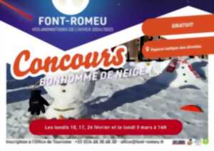 photo CONCOURS DE BONHOMMES DE NEIGE