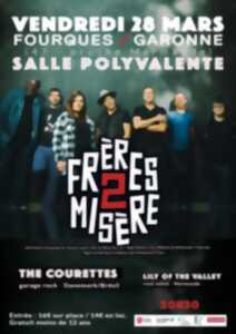 Concert Frères 2 Misère + The Courettes + Lily Of The Valley