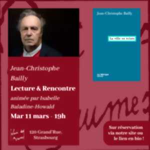 photo Lecture & Rencontre avec Jean-Christophe Bailly