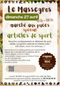 MARCHÉ AUX PUCES SPÉCIAL ARTICLES DE SPORT