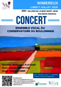 photo AEICW : Concert : Concert à la Baie Saint Jean par l'Ensemble vocal du Conservatoire