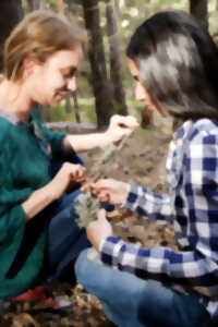 photo Sortie Nature : fabrication de petits objets dans la nature