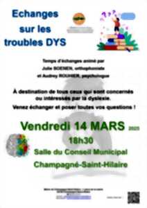 Echanges sur les troubles DYS