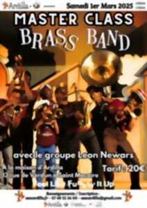 photo Master Class Brass Band avec le groupe Leon Newars