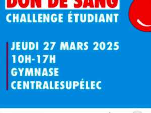 photo Don du sang - challenge étudiant