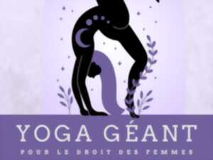 photo Yoga géant pour les droits des femmes