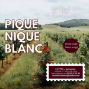 Pique-nique blanc au Clos Triguedina