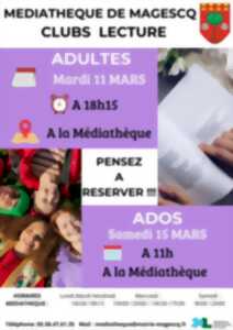 photo Clubs de lecture pour les adultes