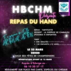 photo HBCHM : repas du hand