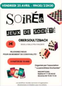 Soirée jeux de société