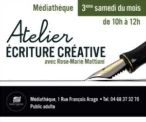 photo ATELIER D'ECRITURE CREATIVE ET LITTERAIRE