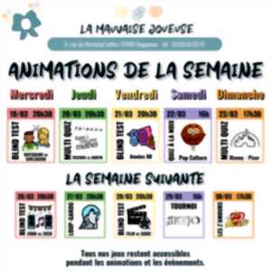 Animations de la semaine chez La Mauvaise Joueuse