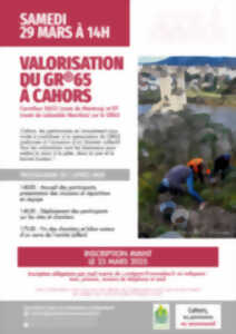 Valorisation du GR65 à Cahors