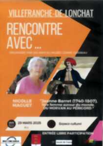 photo Rencontre avec Nicolle Maguet sur Jeanne Barret