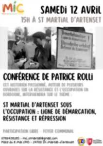 photo Conférence de Patrice Rolli sur l'occupation