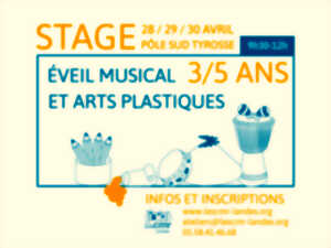 photo Stage 3/5 ans éveil musical et arts plastiques