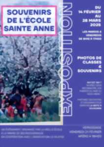 Exposition Souvenirs de l'école Sainte-Anne