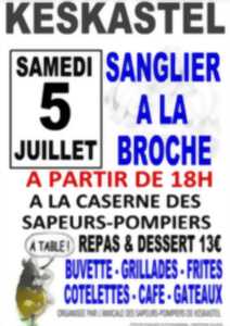 Sanglier à la broche