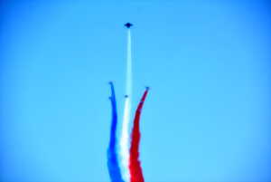 ENTRAÎNEMENT DE LA PATROUILLE DE FRANCE