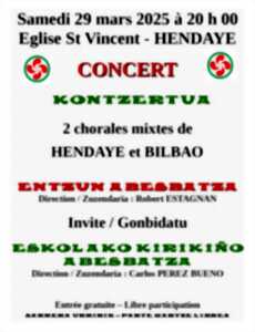 Concert avec les choeurs Entzun et Eskolako Kirikiño