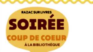 photo Soirée coup de coeur Razac sur livres !